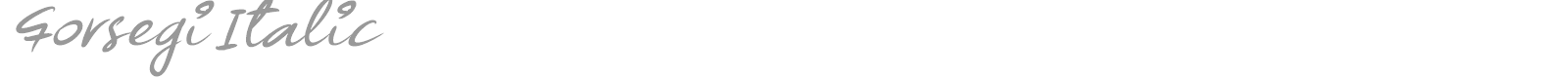 Forsegi font preview